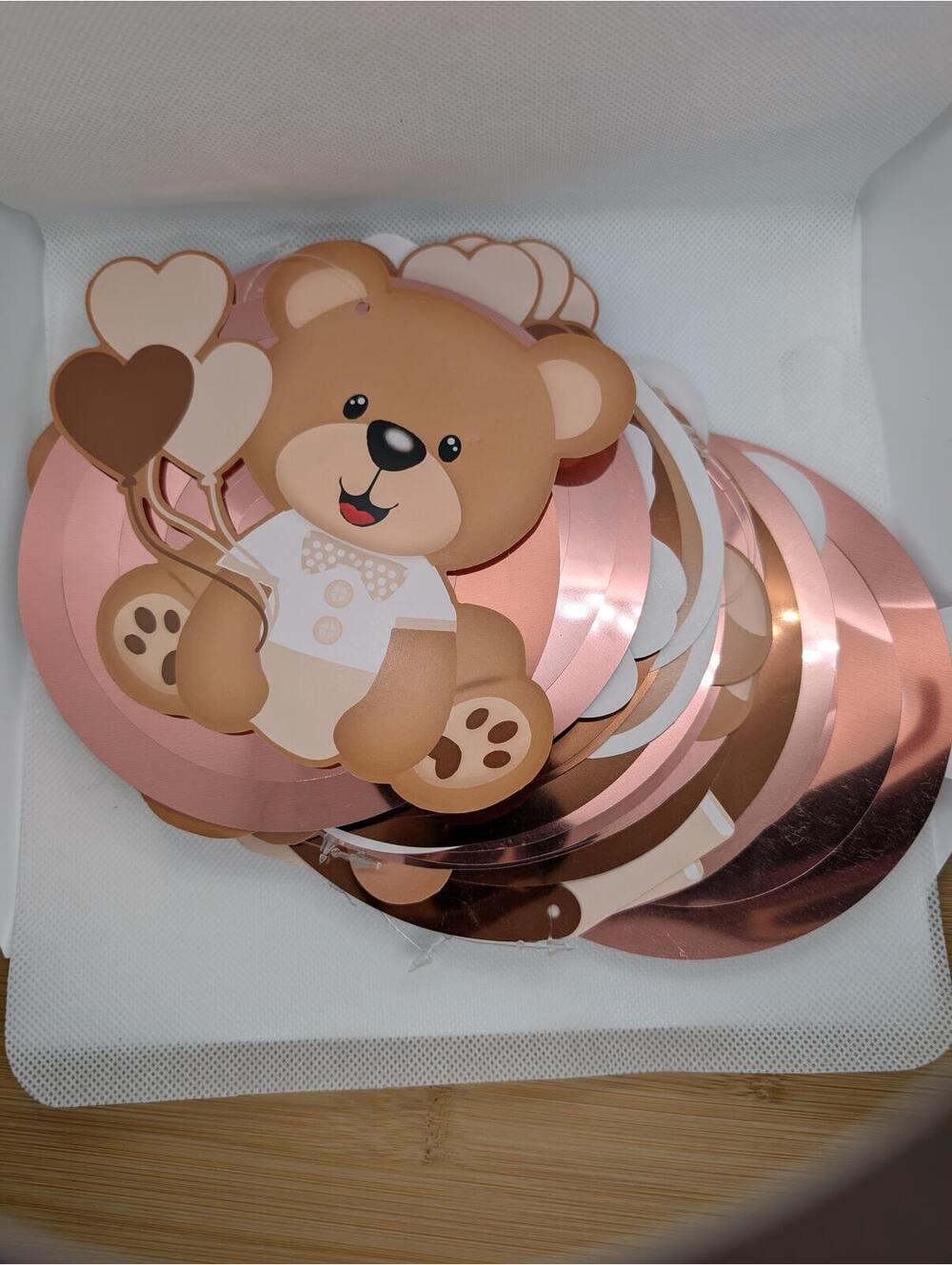 Cute Bear Themed Hanging Baby Shower Decoration